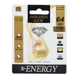 فلش ایکس انرژی (x-Energy) مدل 64GB Golden GEM USB 3.0