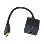 تبدیل 1 به 2 HDMI طول 0.3 متر HDTV TO 2F