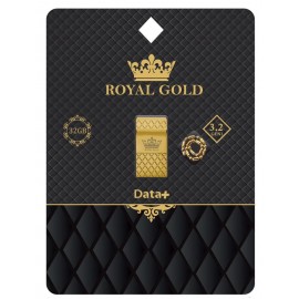 فلش دیتا پلاس (+Data) مدل 32GB ROYAL GOLD USB 3.2