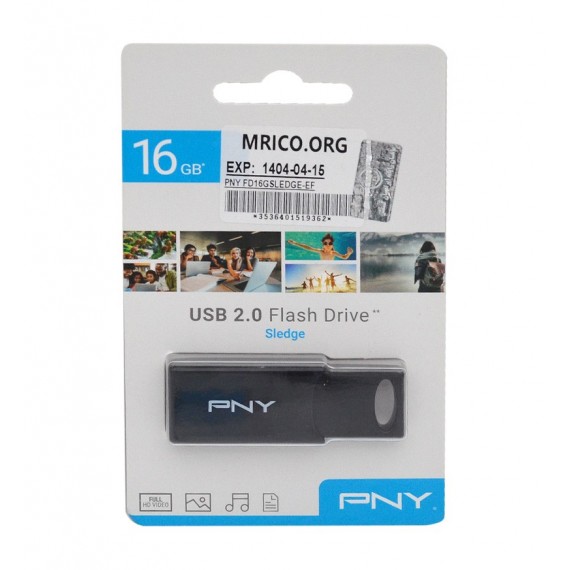 فلش پی ان وای (PNY) مدل PNY FD16GSLEDGE USB2.0 16GB