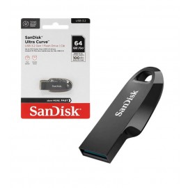 فلش سن دیسک (SanDisk) مدل 64GB USB3.2 Ultra Curve