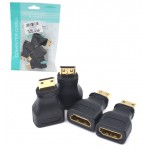 بسته 4 عددی تبدیل HDMI به MINI HDMI ایکس وکس (xvox)