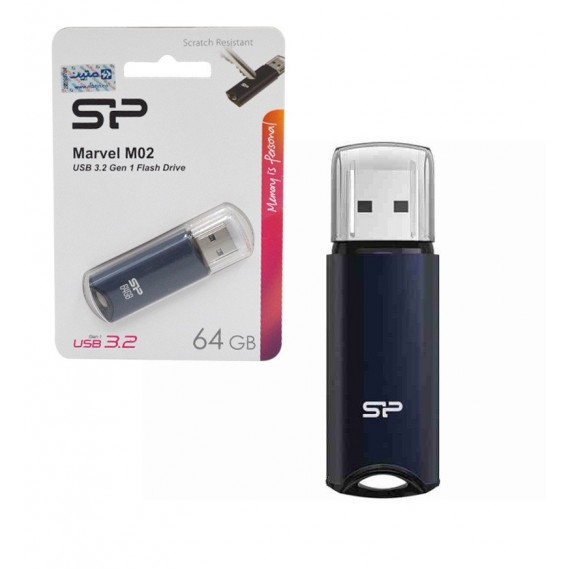 فلش Silicon Power مدل 64GB Marvel M02 USB 3.2