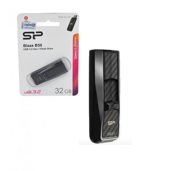 فلش Silicon Power مدل 32GB Blaze B50 USB 3.2