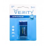 باتری کتابی وریتی (VERITY) مدل 6LR61 9V Ultra Alkaline