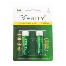 باتری قلمی شارژی وریتی (VERITY) مدل AA 2300mAh 1.2V NI-MH HR6