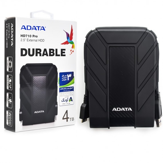 هارد HDD اکسترنال چهار ترابایت ای دیتا (ADATA) مدل DURABLE HD710PRO