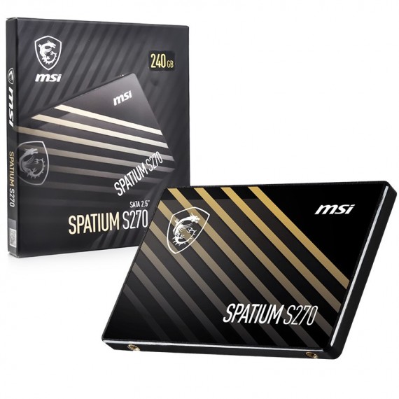 هارد SSD اینترنال 2.5 اینچی ام اس آی (msi) مدل SPATIUM S270 ظرفیت 240GB