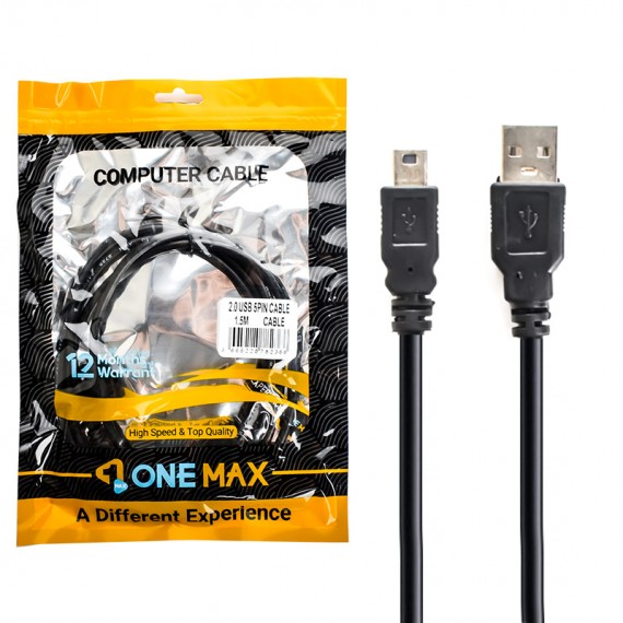 کابل پرینتر USB وان مکس (ONE MAX) طول 1.5 متر