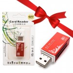 بسته 10 عددی رم ریدر USB2.0 همه کاره 15in1 + یک عدد رایگان