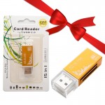 بسته 10 عددی رم ریدر USB2.0 همه کاره 15in1 + یک عدد رایگان