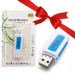 بسته 10 عددی رم ریدر USB2.0 همه کاره 15in1 + یک عدد رایگان