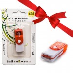 بسته 10 عددی رم ریدر USB2.0 همه کاره 15in1 + یک عدد رایگان