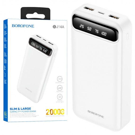 پاوربانک بروفون (BOROFONE) مدل BJ14A ظرفیت 20000mAh