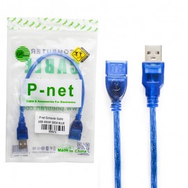 کابل افزایش طول USB پي نت (P-net) طول 30 سانتی متر