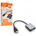 تبدیل HDMI TO VGA همراه کابل صدا انزو (ENZO) مدل HD-41