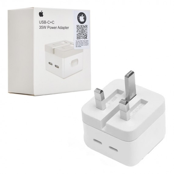 کلگی فست شارژر سه شاخه اروپایی اپل (Apple) 35W گارانتی خرید عمده