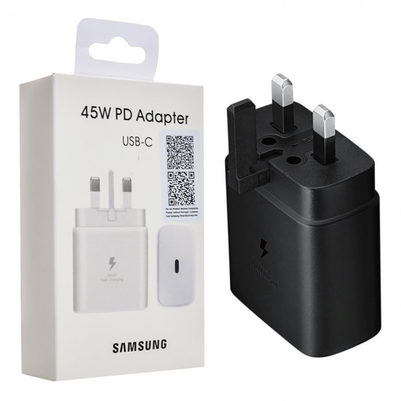 کلگی شارژر سه شاخه اروپایی سامسونگ (Samsung) 45W گارانتی خرید عمده