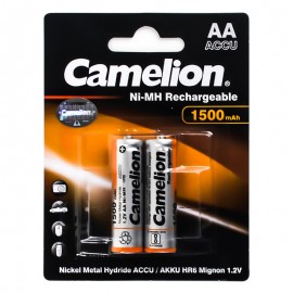باتری قلمی شارژی کملیون (Camelion) مدل AA 1500mAh (کارتی 2 تایی)