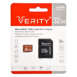 رم موبایل وریتی (VERITY) مدل 32GB MicroSDHC 95MB/S خشاب دار