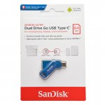 فلش SanDisk مدل 64GB Dual Drive USB3.1 TYPE-C