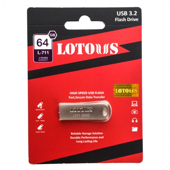 فلش لوتوس (LOTOUS) مدل 64GB L-711 USB3.2