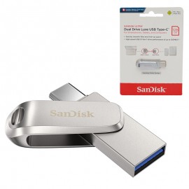 فلش سن دیسک (SanDisk) مدل 128GB Dual Drive Luxe USB3.1 TYPE-C گارانتی سازگار