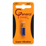 باتری ریموت کنترل جنرال پاور (General Power) مدل Super Alkaline A27 12V