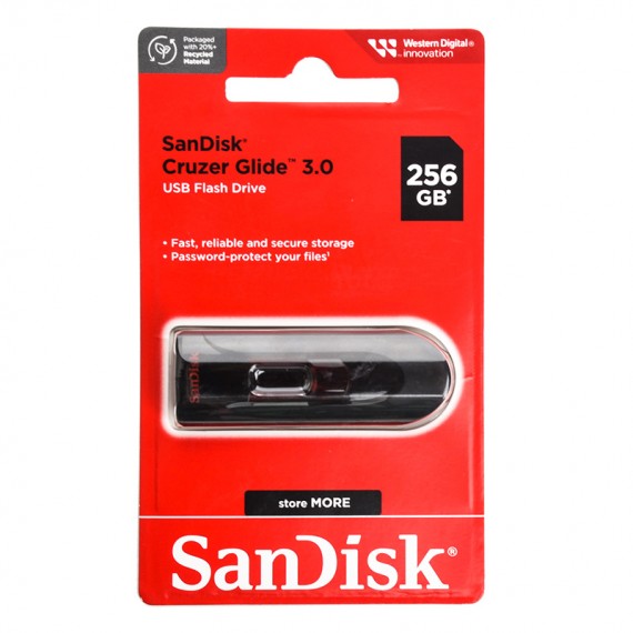 فلش سن دیسک (SanDisk) مدل 256GB Cruzer Glide USB3.0 گارانتی سازگار