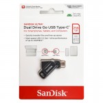 فلش سن دیسک (SanDisk) مدل 256GB Dual Drive Go USB3.2 TYPE-C گارانتی سازگار