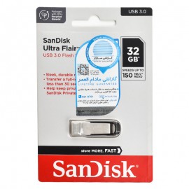 فلش سن دیسک (SanDisk) مدل 32GB Ultra Flair USB3.0 گارانتی سازگار