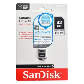 فلش سن دیسک (SanDisk) مدل 32GB USB3.2 Ultra Fit CZ430 گارانتی سازگار