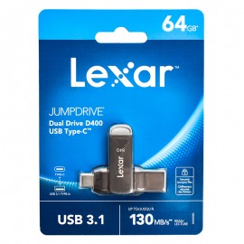 فلش لکسار (LeXar) مدل 64GB JUMPDRIVE D400 USB3.1 TYPE-C