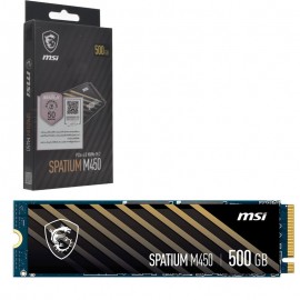 هارد SSD اینترنال ام اس آی (msi) مدل SPATIUM M450 PCIe 4.0 NVMe M.2 ظرفیت 500GB
