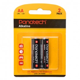 باتری قلمی پاناتک (Panatech) مدل Alkaline LR6 AA (کارتی 2 تایی)