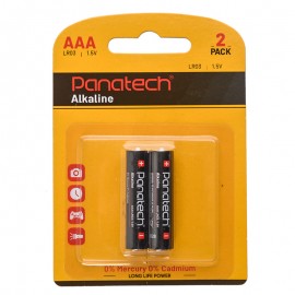 باتری نیم قلمی پاناتک (Panatech) مدل Alkaline LR03 AAA (کارتی 2 تایی)