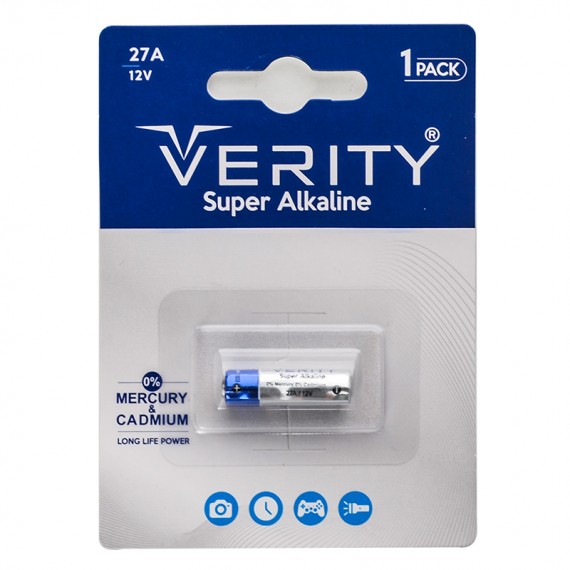 باتری 27A وریتی (VERITY) مدل Super Alkaline