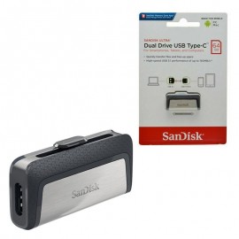 فلش سن دیسک (SanDisk) مدل 64GB Dual Drive USB3.1 Type-C گارانتی آسان سرویس