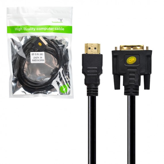 کابل HDMI To DVI بی ایکس وای (BXY) طول 3 متر