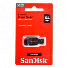 فلش سن دیسک (SanDisk) مدل 64GB Cruzer Blade گارانتی آسان سرویس
