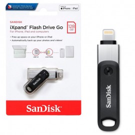 فلش سن دیسک (SanDisk) مدل 128GB iXpand Flash Drive Go USB3.0 Lightning گارانتی آسان سرویس