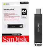 فلش سن دیسک (SanDisk) مدل 64GB Ultra USB3.1 Type-C گارانتی آسان سرویس