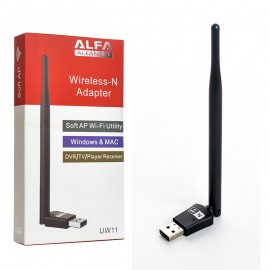 دانگل شبکه وای فای (Wi-Fi) آنتن دار آلفا (ALFA) مدل UW11