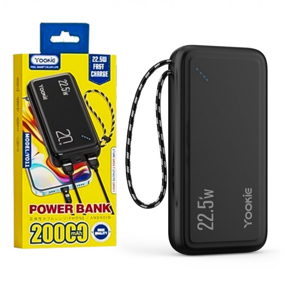 پاوربانک یوکی (Yookie) مدل YO11 ظرفیت 20000mAh