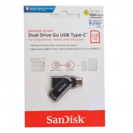 فلش سن دیسک (SanDisk) مدل 128GB Dual Drive Go USB3.1 Type-C گارانتی رهجو