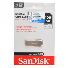 فلش سن دیسک (SanDisk) مدل 128GB Ultra Luxe CZ74 USB3.2 گارانتی حافظه طلایی تهران