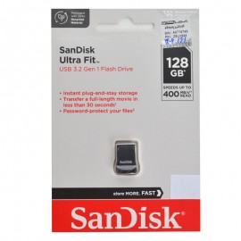 فلش سن دیسک (SanDisk) مدل 128GB Ultra Fit CZ430 USB3.2 گارانتی رهجو