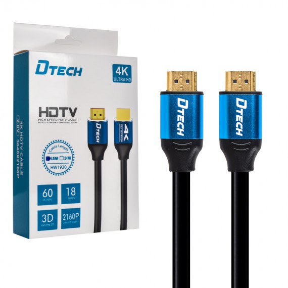 کابل HDMI دی تک (DTECH) طول 1.5 متر مدل 20131