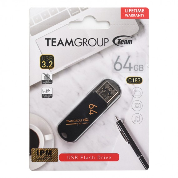 فلش تیم گروپ (Team Group) مدل 64GB USB3.2 C183