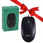 بسته 1+10 موس سیم دار لاجیتک (Logitech) مدل High copy M90 (یک عدد هدیه)